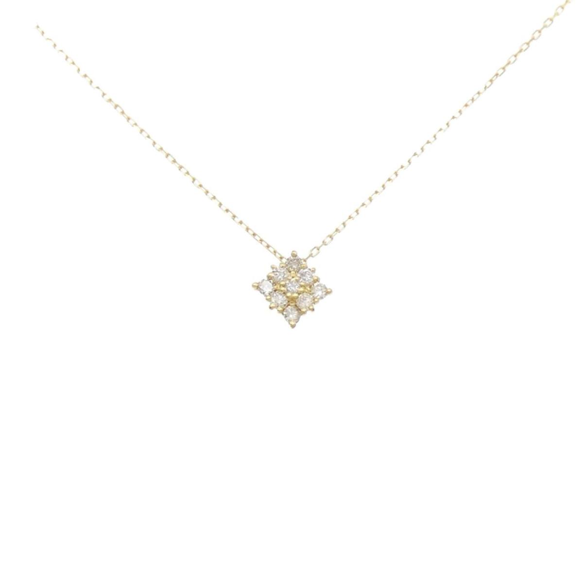 【KOMEHYO】 【新品】K18YG ダイヤモンド ネックレス 0.10CT【新品】 【コメ兵】