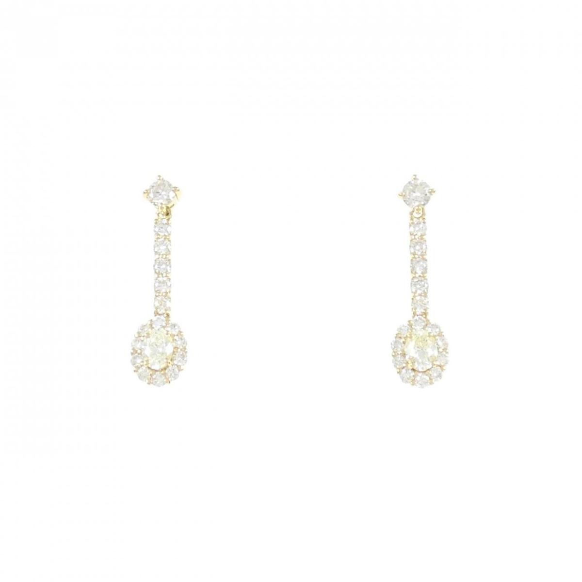【KOMEHYO】 【新品】K18YG ダイヤモンド ピアス 0.60CT【新品】 【コメ兵】