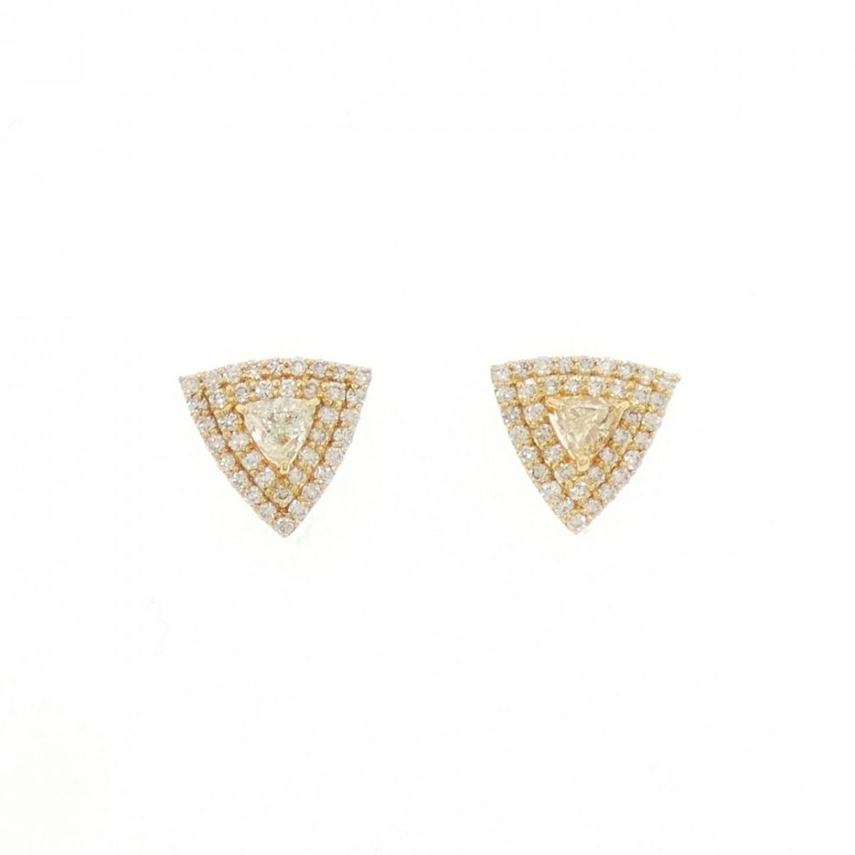 【KOMEHYO】 【新品】K18YG ダイヤモンド ピアス 0.54CT【新品】 【コメ兵】