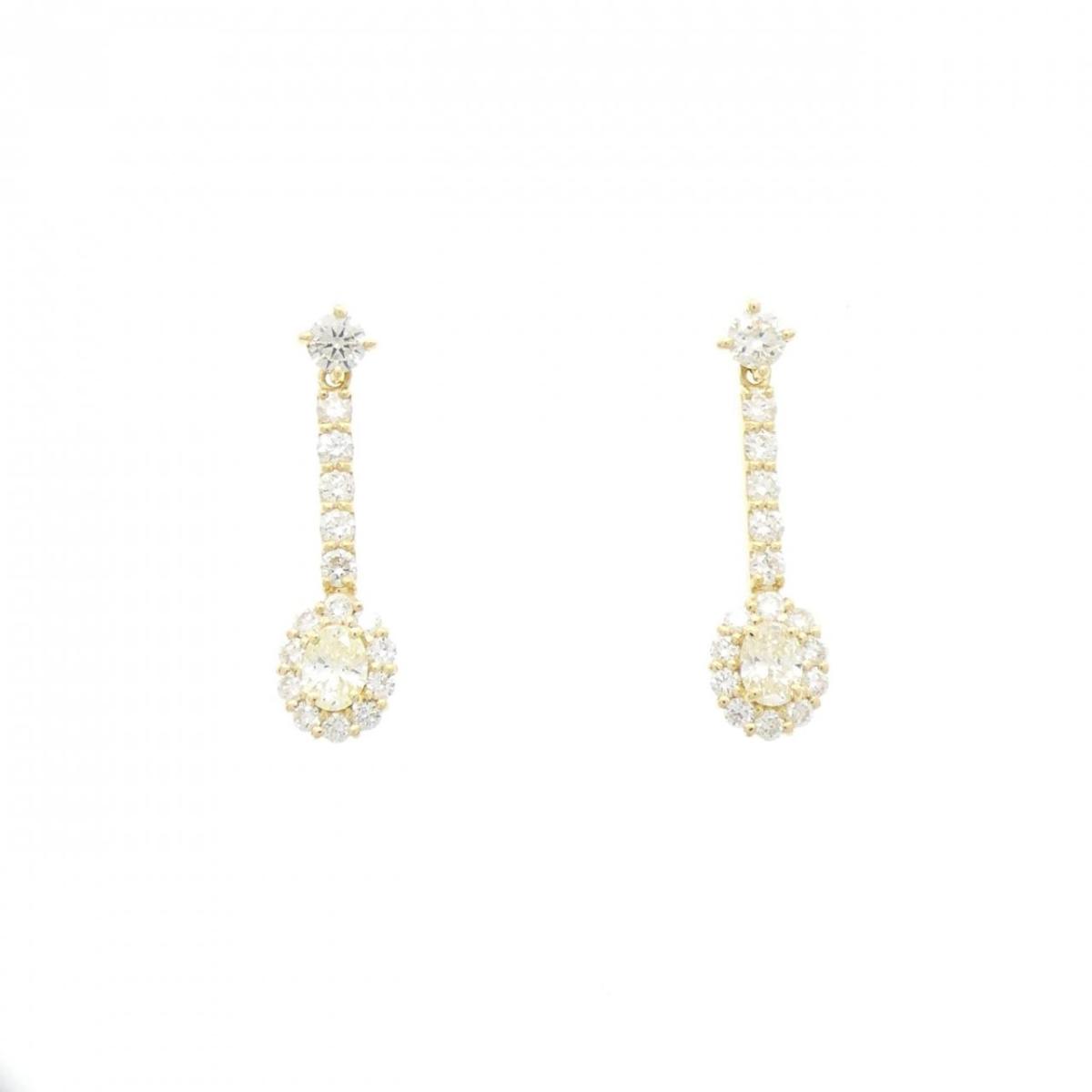 【新品】K18YG ダイヤモンド ピアス 0.60CT【新品】