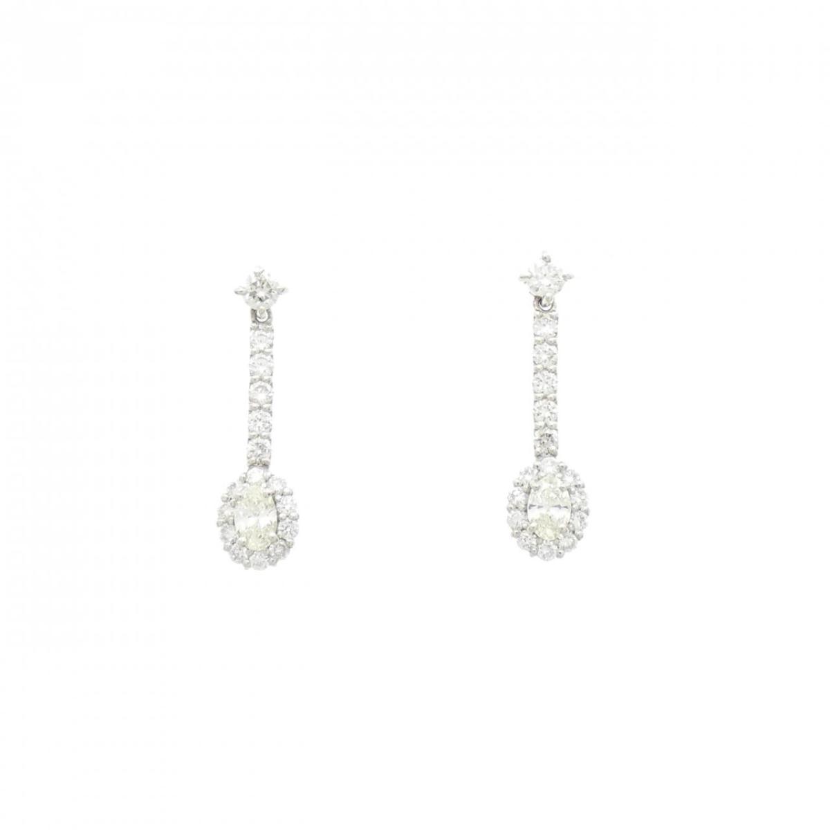 【KOMEHYO】 【新品】PT900 ダイヤモンド ピアス 0.60CT【新品】 【コメ兵】