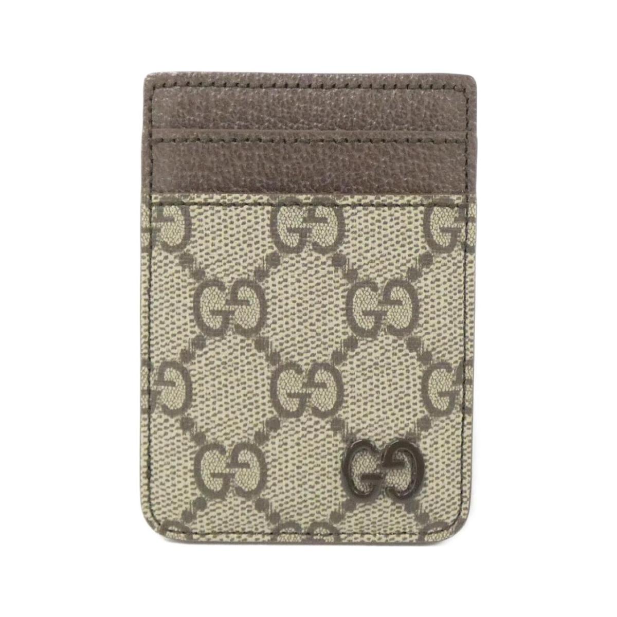 【超激レア 美品】グッチ　名刺入れ　インターロッキング　マイクロシマ　入手困難 超激レア 美品】グッチ 名刺入れ インターロッキング マイクロ
