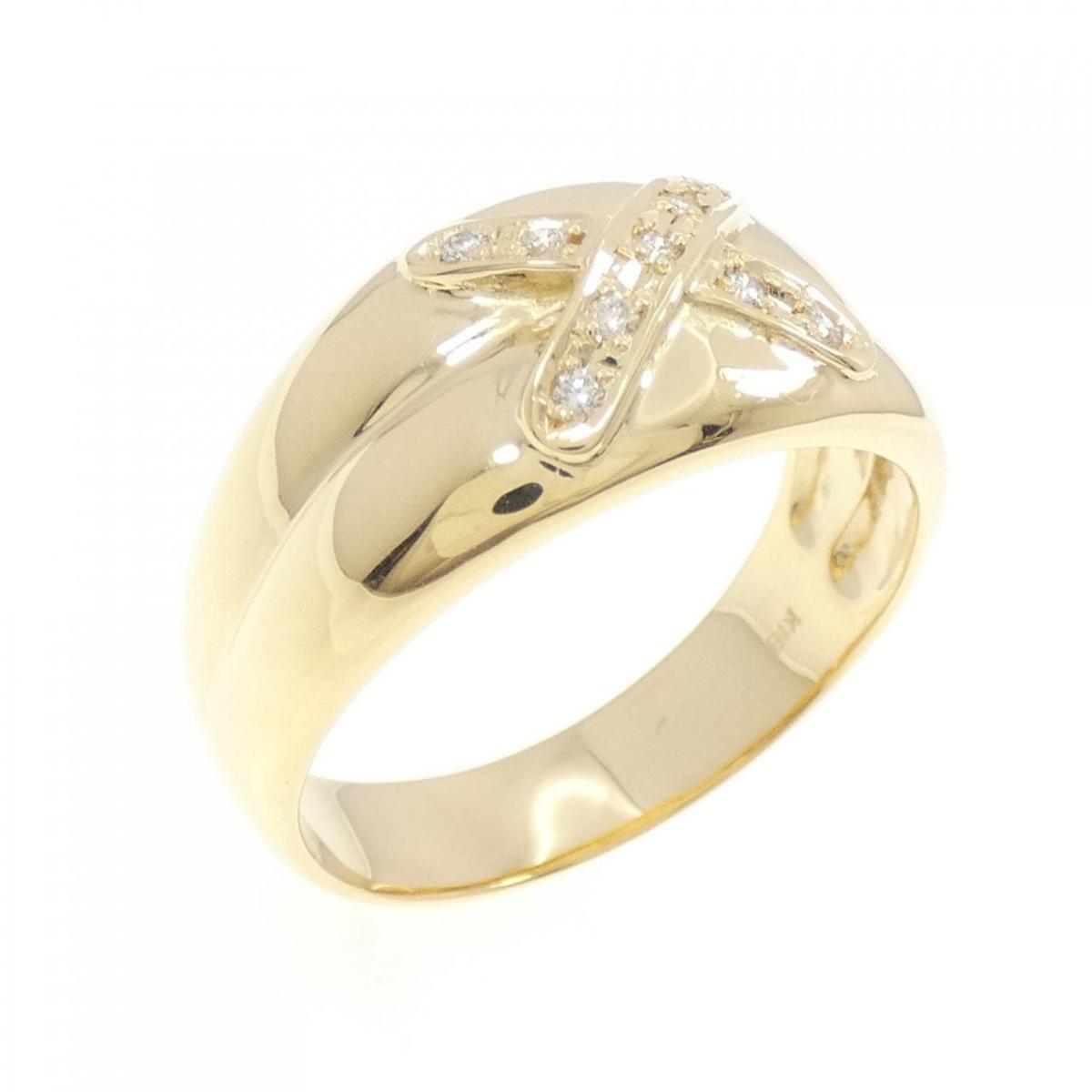 【KOMEHYO】 【新品】K18YG ダイヤモンド リング 0.09CT【新品】 【コメ兵】