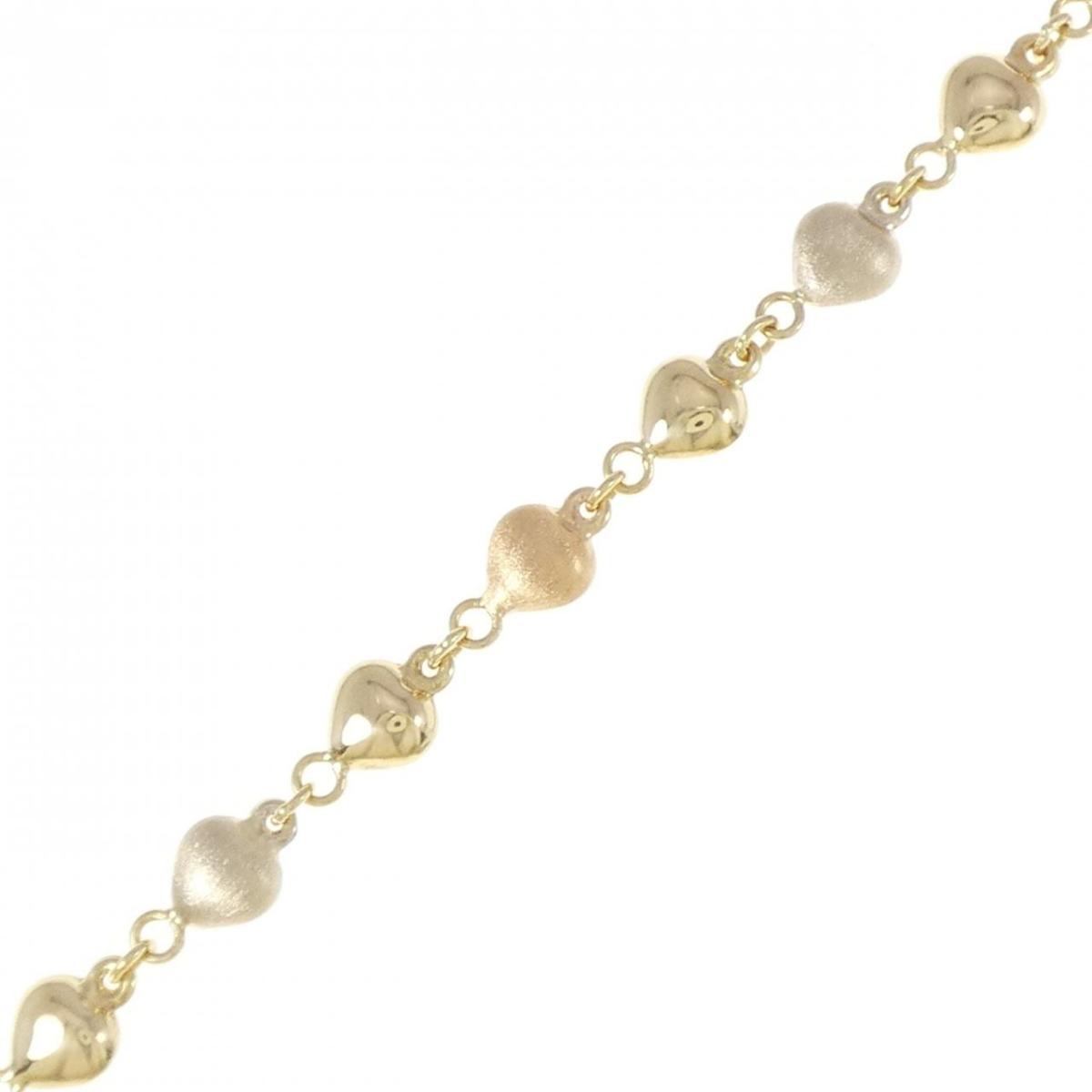 【KOMEHYO】 750スリーカラー ハート ブレスレット【中古】 【コメ兵】｜KOMEHYO ONLINESTORE 店