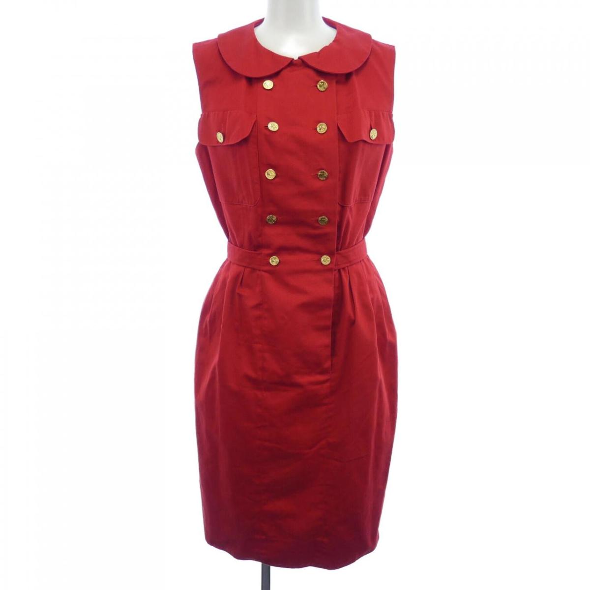 CHANEL 96P フランス製 ロゴ釦 ノースリーブ ワンピース ドレス 楽天市場】シャネル CHANEL シルク コットン ノースリーブ ニット