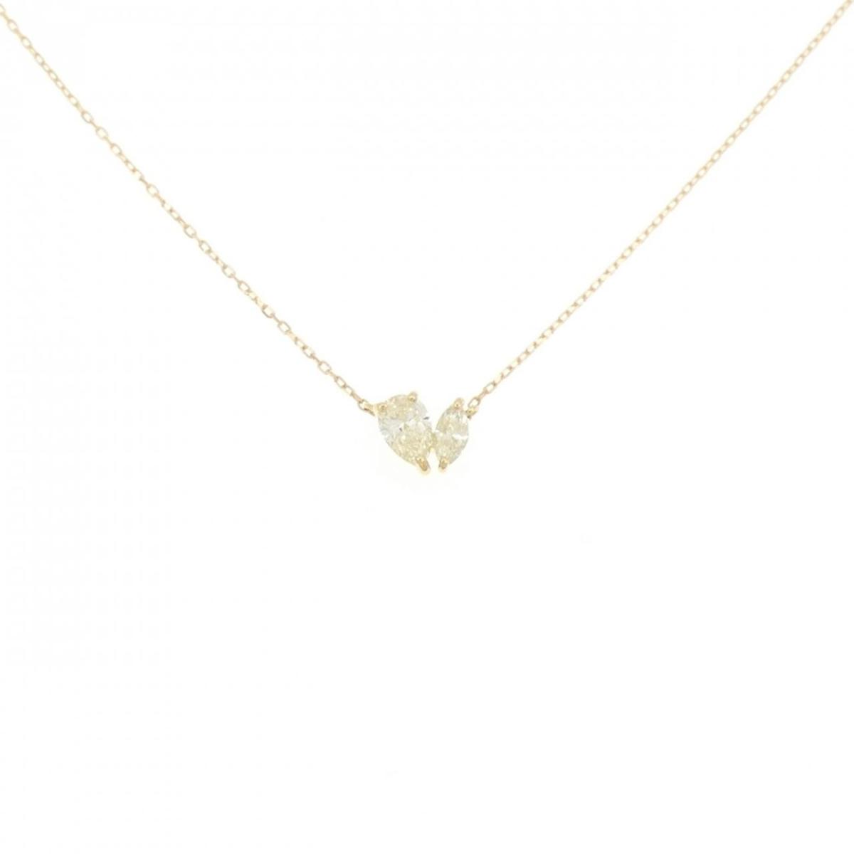 【KOMEHYO】 【新品】K18YG ダイヤモンド ネックレス 0.30CT【新品】 【コメ兵】