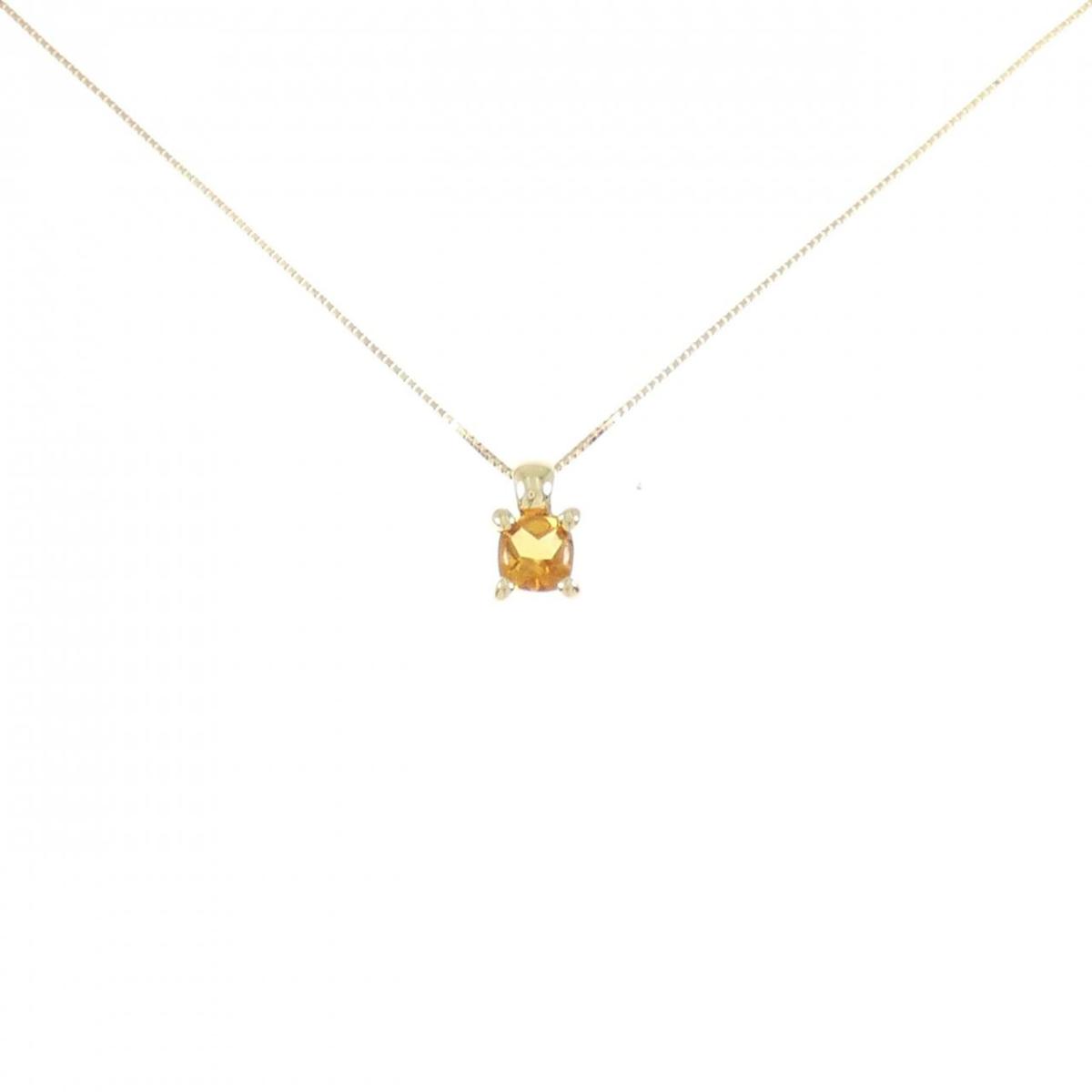 K18YG/750YG シトリン ネックレス【中古】｜KOMEHYO ONLINESTORE 店