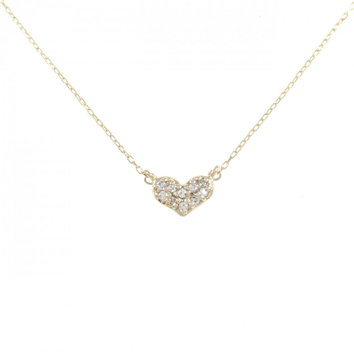 【KOMEHYO】 K18PG ハート ダイヤモンド ネックレス 0.05CT【中古】 【コメ兵】｜KOMEHYO ONLINESTORE 店