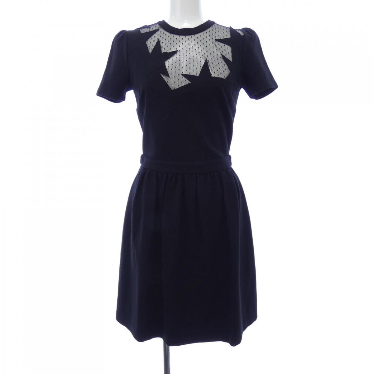 イタリア製 RED VALENTINO 花柄 ワンピース バレンティノ 40 レッドヴァレンティノ ワンピース 花柄 ＃40 【中古】 Red