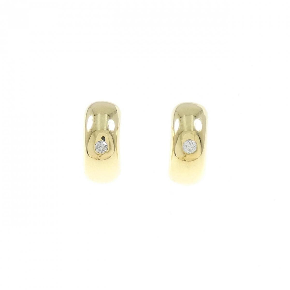 750YG/K18YG ダイヤモンド ピアス 0.04CT【中古】|KOMEHYO ONLINESTORE 店