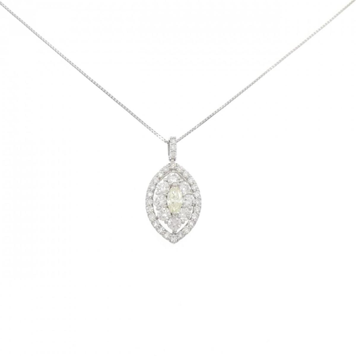 【新品】PT900/PT850 ダイヤモンド ネックレス 1.00CT【新品】