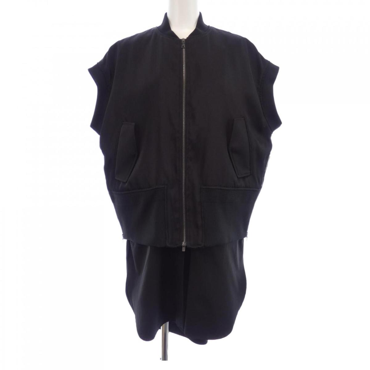 美品 23AW LE PHIL ルフィル ロングニットベスト Vネック プルオーバー カットソー F ブラック レディース 古着 中古 美品 23AW LE PHIL ルフィル ロングニットベスト Vネック プル