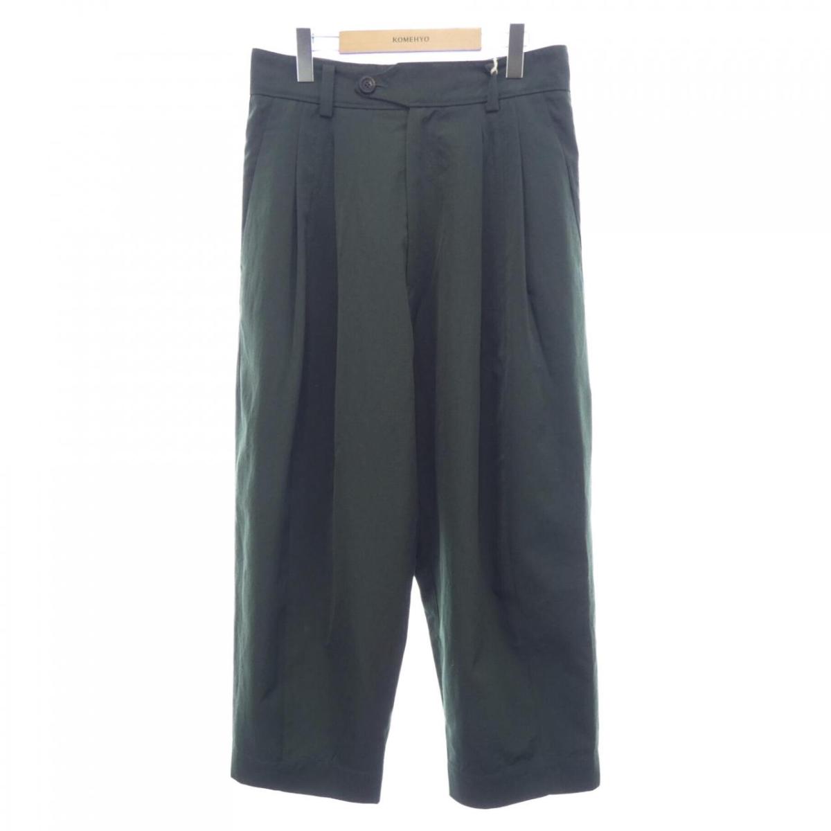 ジギーチェン ZIGGY CHEN TAPERED CUT LONG TROUSERS （BLACK