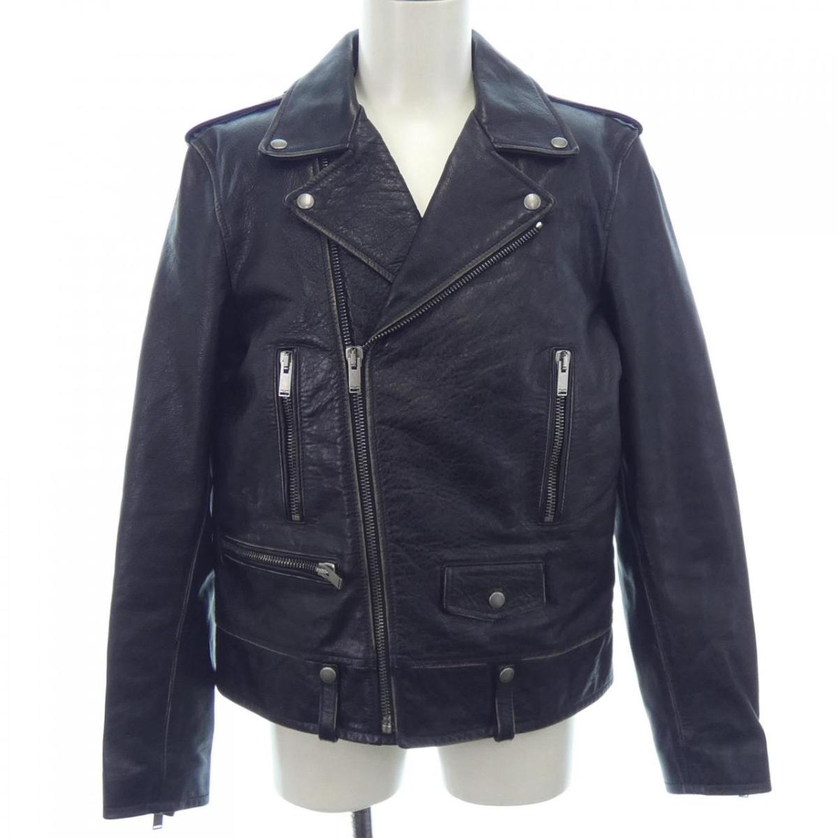 SAINT LAURENT サンローラン レザー ライダース ジャケット SAINT LAURENT - サンローラン SAINT LAURENT レザーライダース
