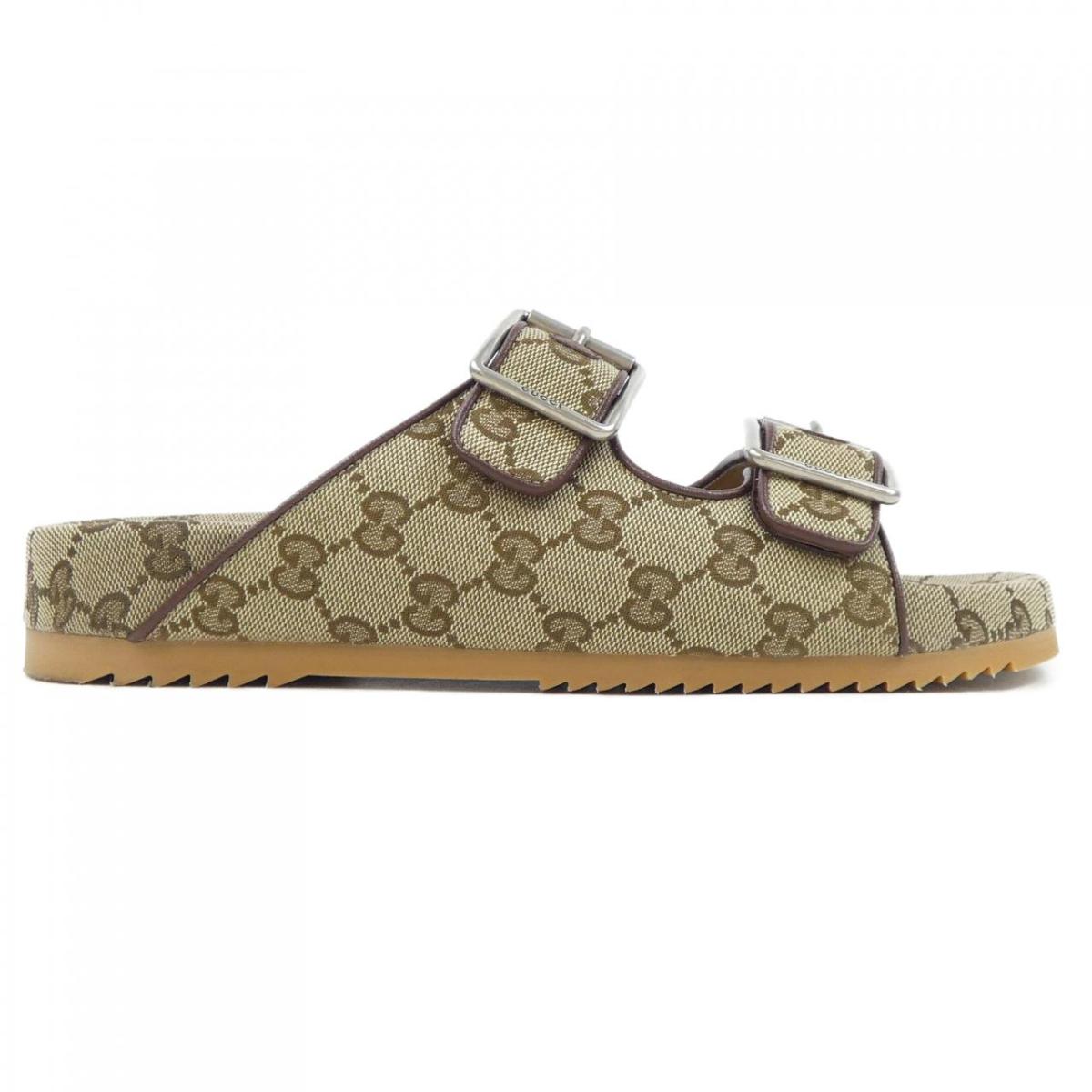 グッチ　ミュール　GG ベージュ　サンダル　キャンバス ベージュ系 GUCCI(グッチ) サンダル・ミュール(レディース