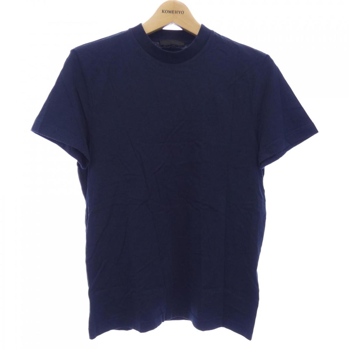 【PRADA】プラダ　ポロシャツ　ターコイズ PRADA プラダ 18SS UJN444 ネイビーxグリーン バイカラー