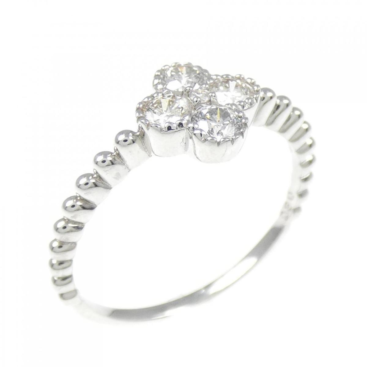 【新品】PT900 フラワー ダイヤモンド リング 0.30CT【新品】｜KOMEHYO ONLINESTORE 店
