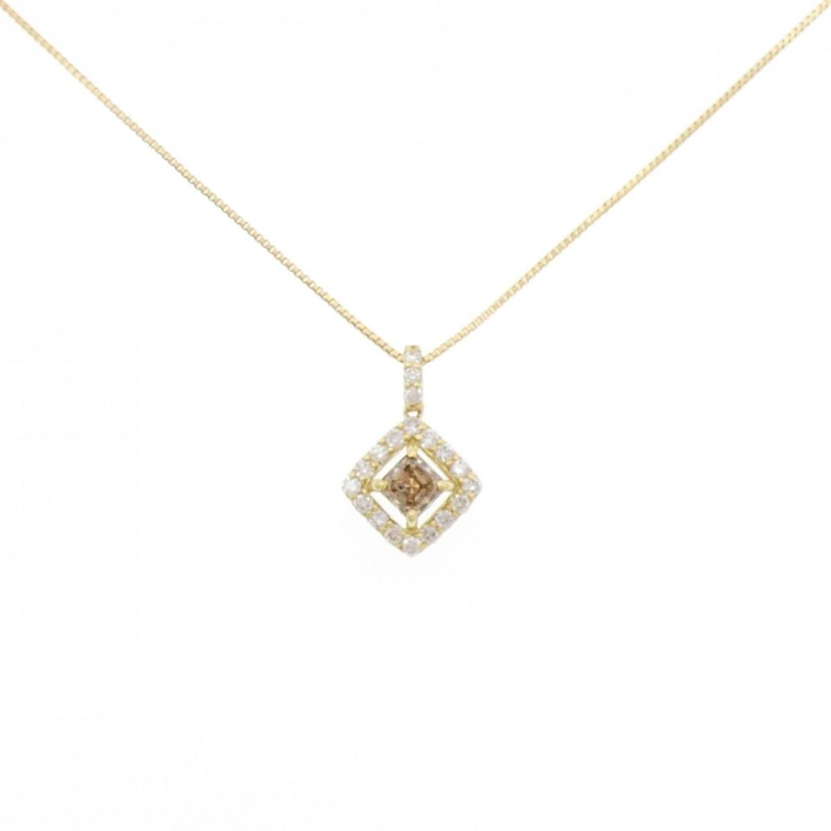 【KOMEHYO】 【新品】K18YG ダイヤモンド ネックレス 0.37CT【新品】 【コメ兵】