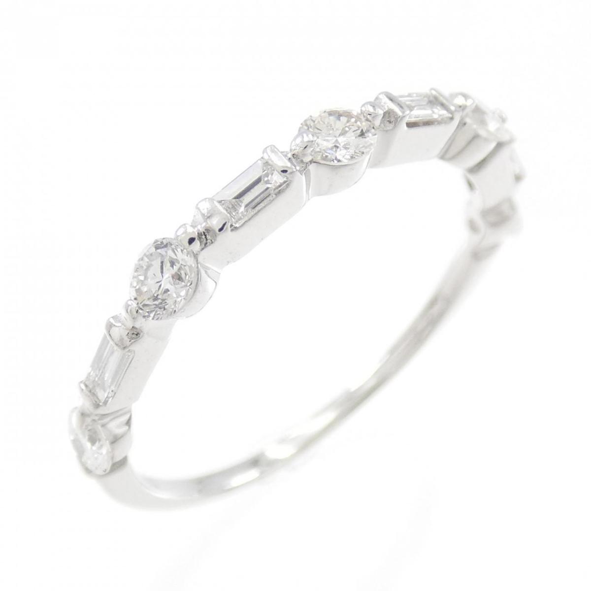 【KOMEHYO】 K18WG ダイヤモンド リング 0.45CT【中古】 【コメ兵】