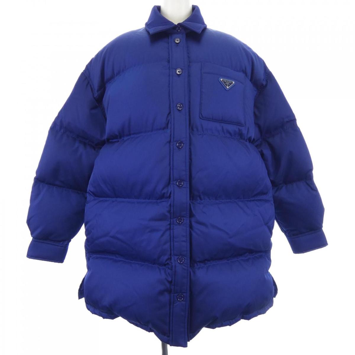 楽天市場】PRADA プラダ コート ダウン アウター ネイビー 紺 38