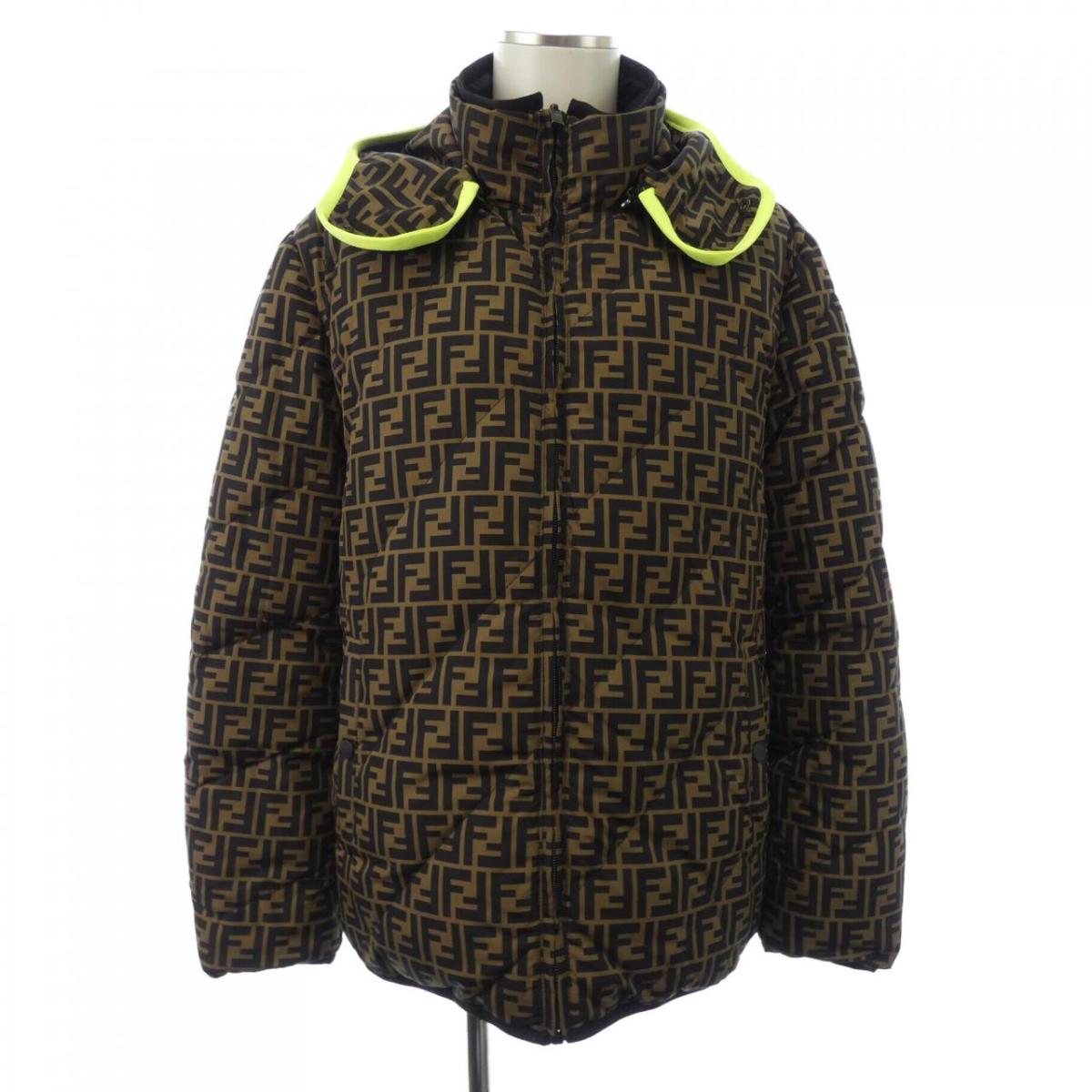 FENDI ズッカ柄ダウンジャケット FENDI】フェンディ『FFロゴ ズッカ柄 ダウンジャケット sizeS