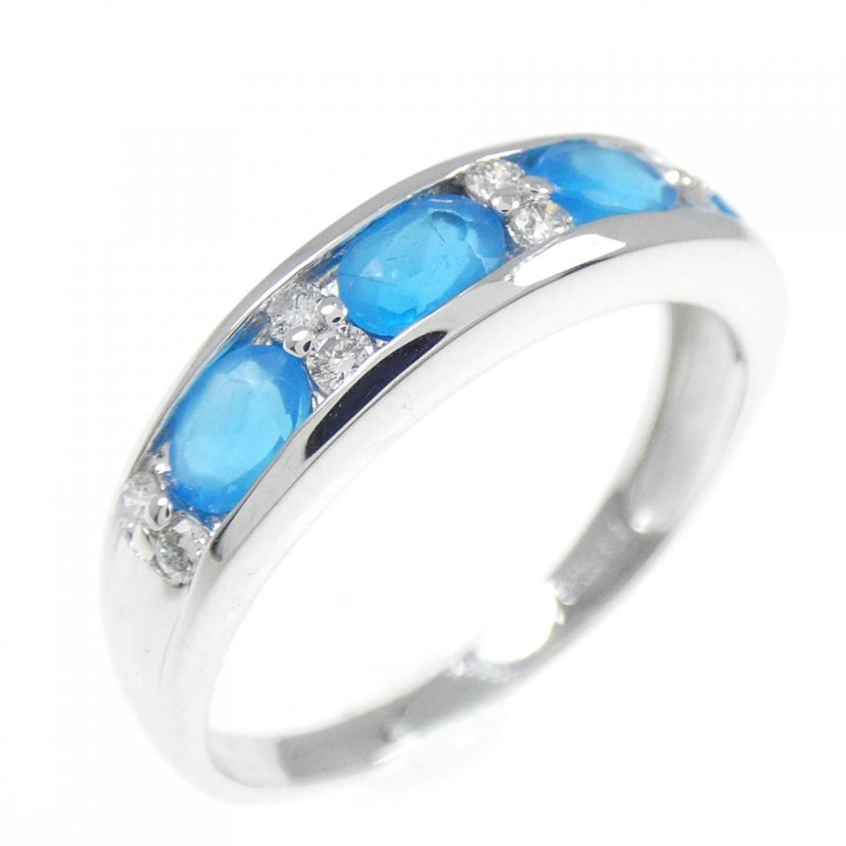 【KOMEHYO】 K18WG アパタイト リング 0.72CT【中古】 【コメ兵】