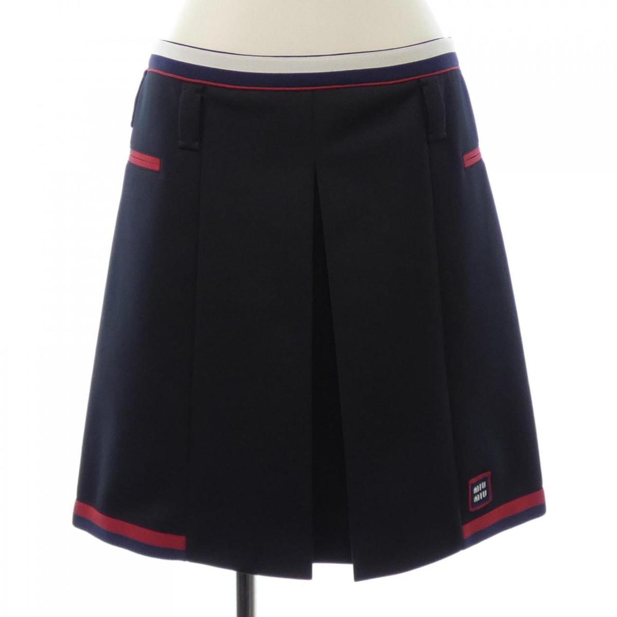 miumiu ロゴ　スカート org.jpg