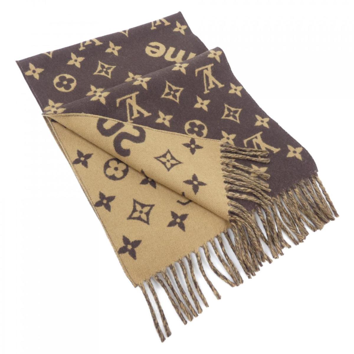 超美品 ヴィトン モノグラム グラデーション マフラー ウール カシミヤ 楽天市場】LOUIS VUITTON ルイヴィトンメンズマフラー