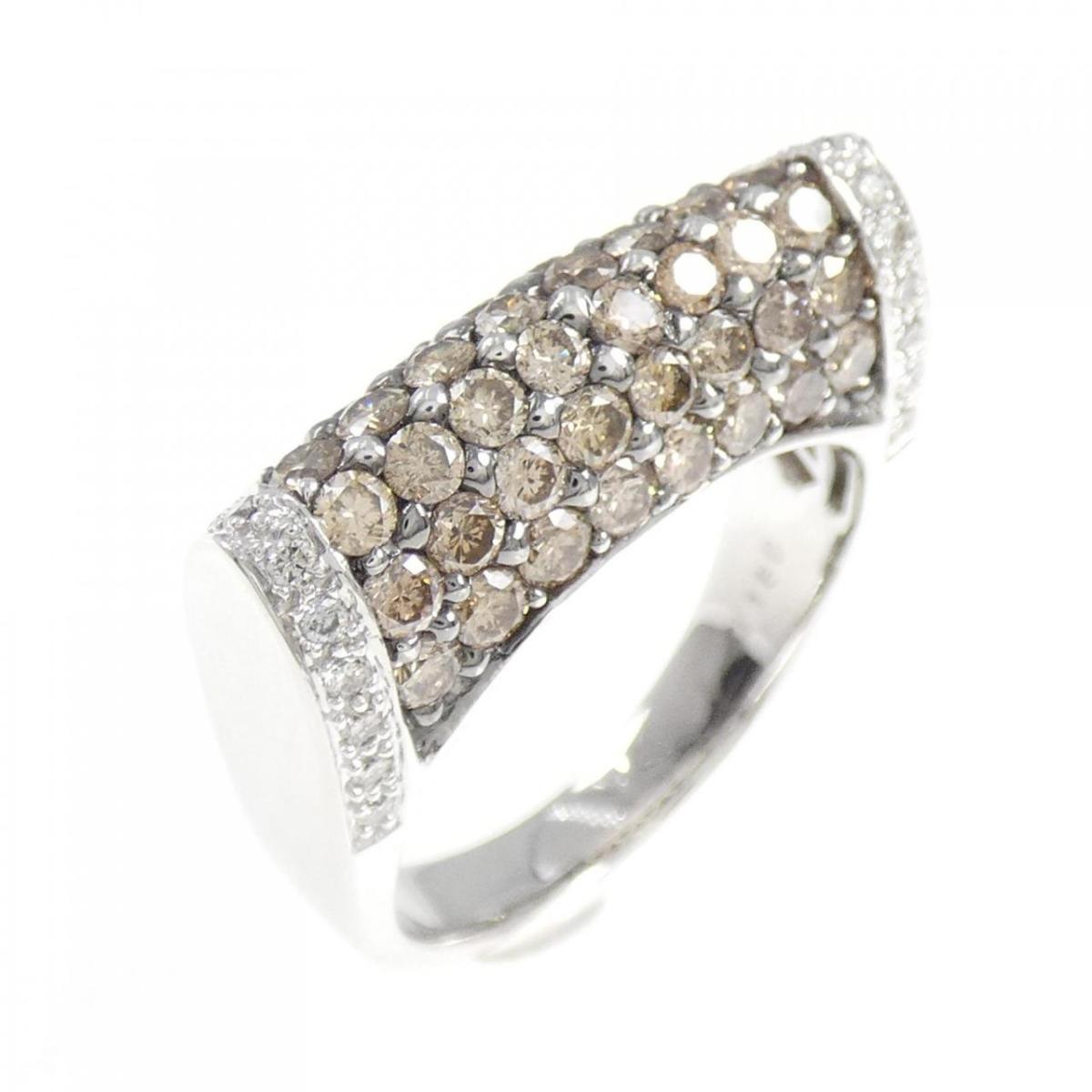 【KOMEHYO】 750WG/750BG ダイヤモンド リング 1.80CT【中古】 【コメ兵】