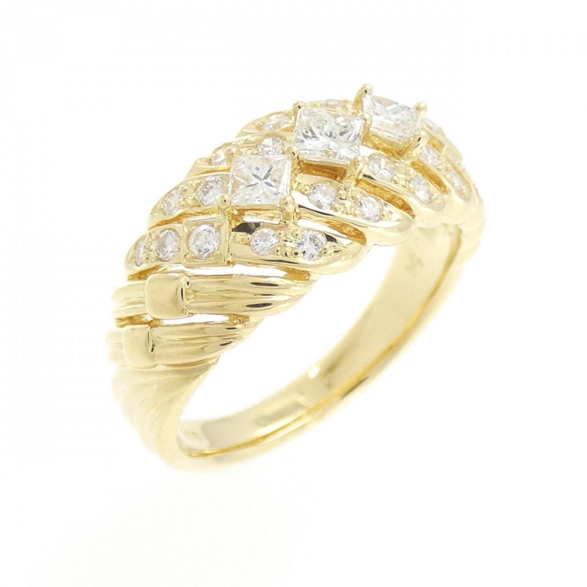 【KOMEHYO】 K18YG ダイヤモンド リング 0.54CT【中古】 【コメ兵】