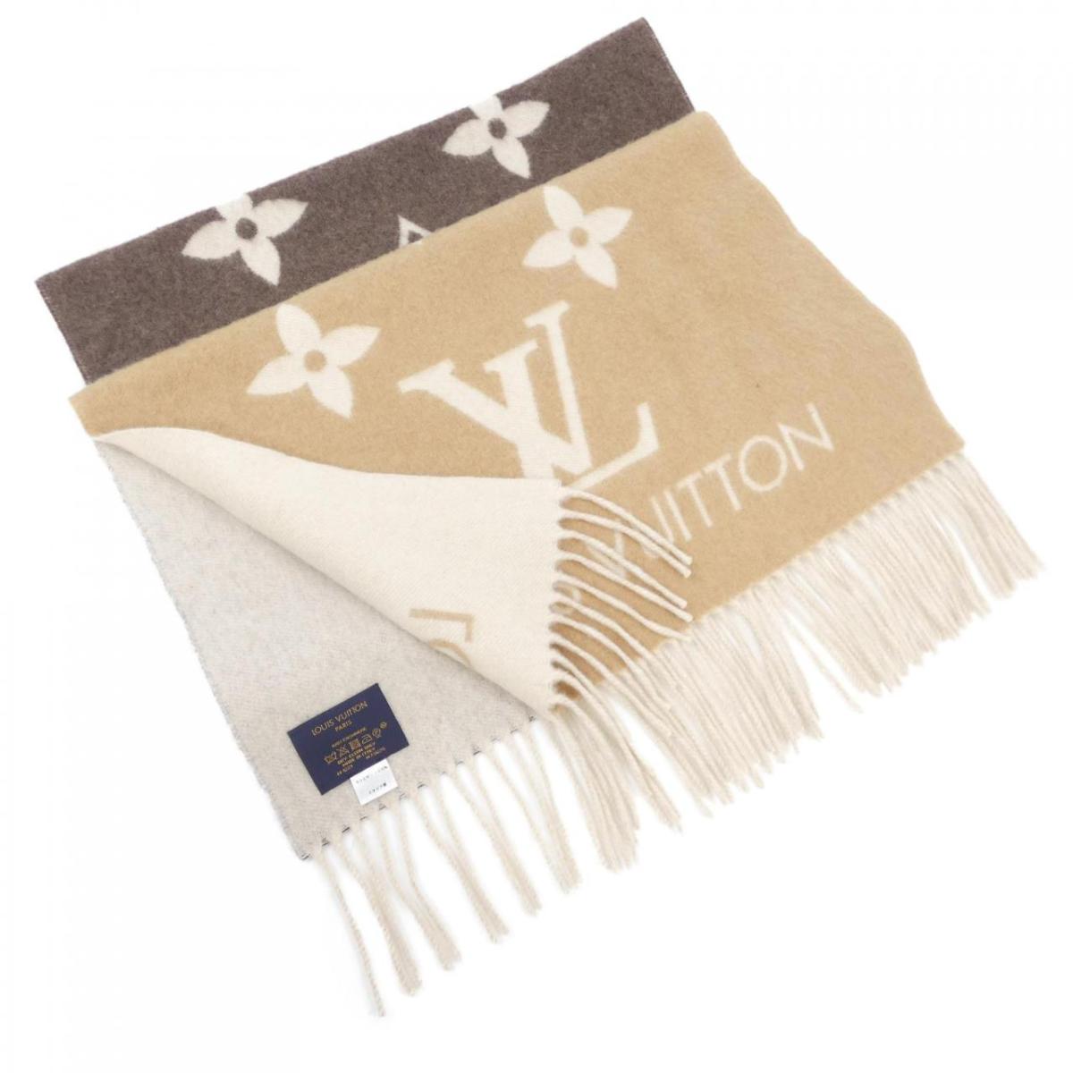 ルイヴィトン LVロゴ フリンジ マフラー カシミヤ エシャルプジェラム 茶色 楽天市場】【アパレル】LOUIS VUITTON ルイ ヴィトン モノグラム