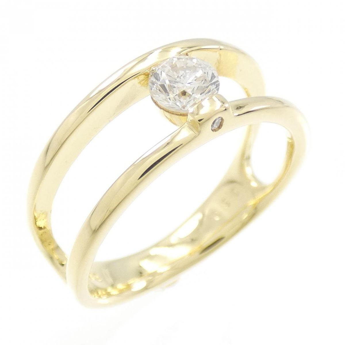 【KOMEHYO】 K18YG ダイヤモンド リング 0.30CT【中古】 【コメ兵】