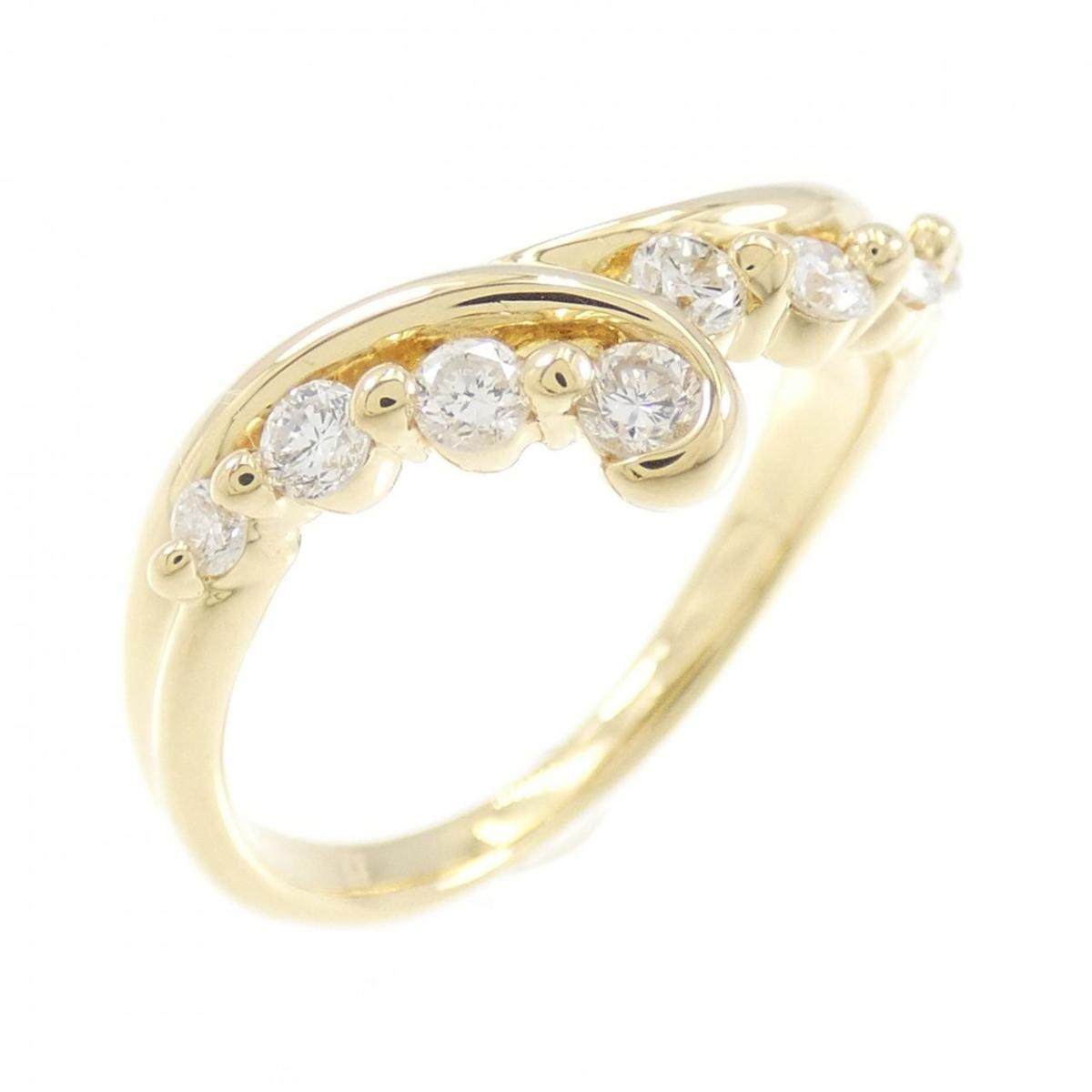 【KOMEHYO】 K18YG ダイヤモンド リング 0.30CT【中古】 【コメ兵】
