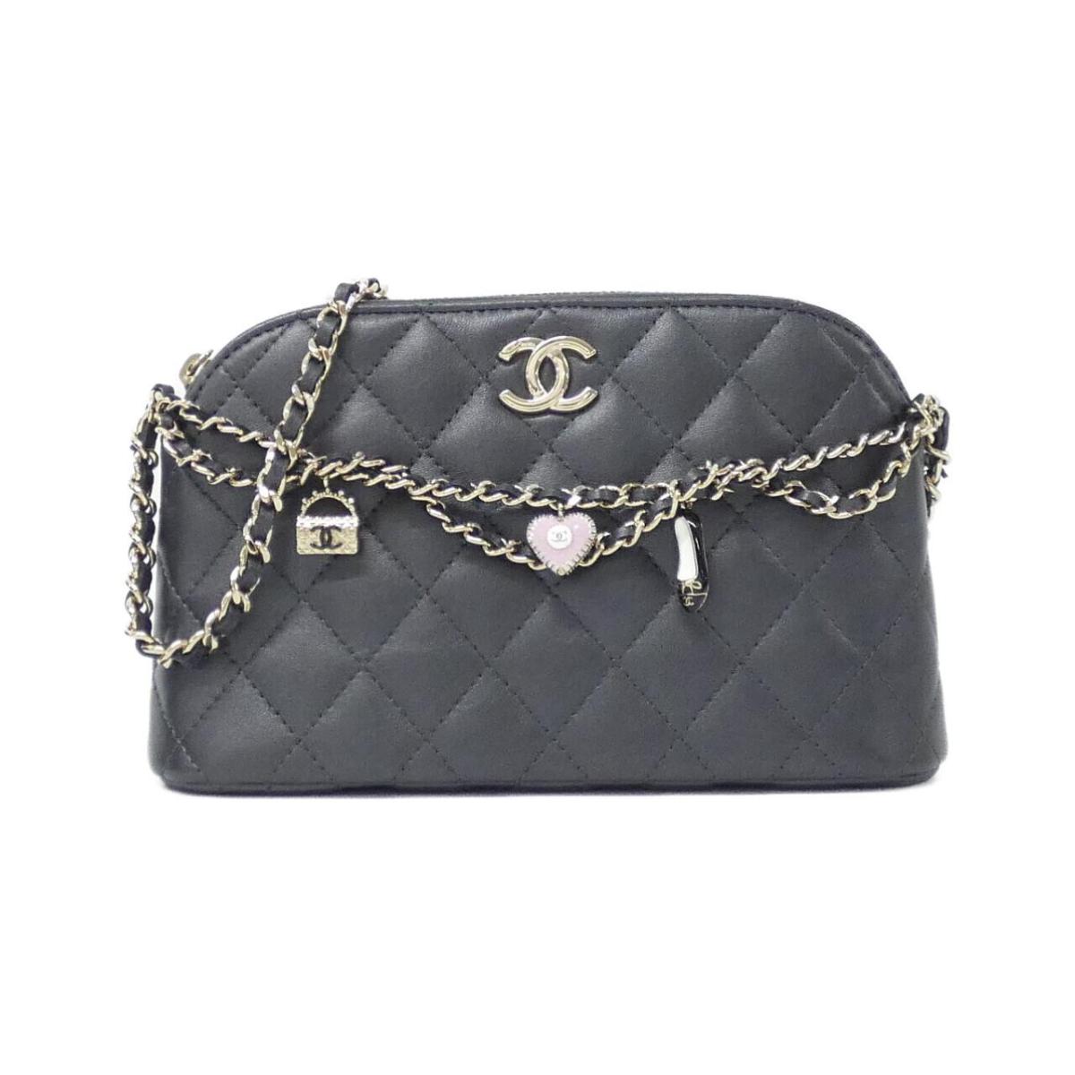 1円 良品 CHANEL シャネル マトラッセ ターンロック 2.55 ラムスキン 