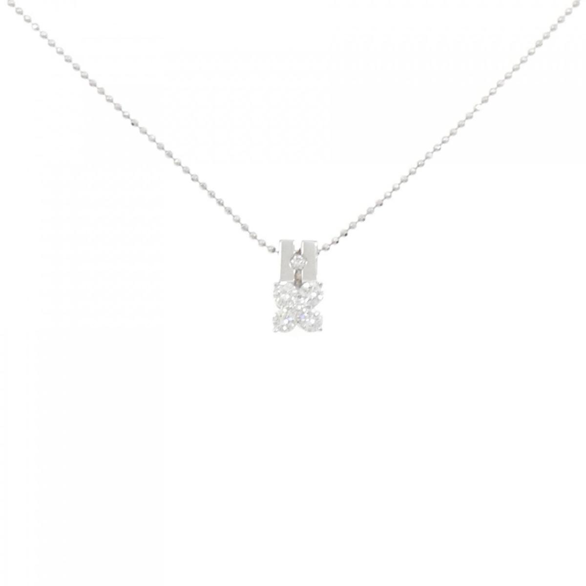 【KOMEHYO】 PT900/PT850 フラワー ダイヤモンド ネックレス 0.30CT【中古】 【コメ兵】｜KOMEHYO ONLINESTORE 店