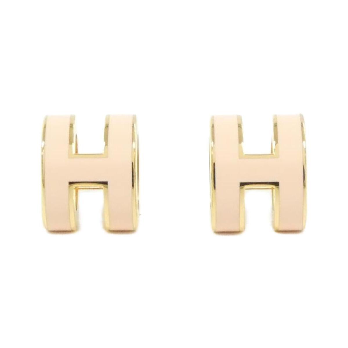 楽天市場】エルメス ピアス ”クルー・ドゥ・H” ローズゴールド【新品