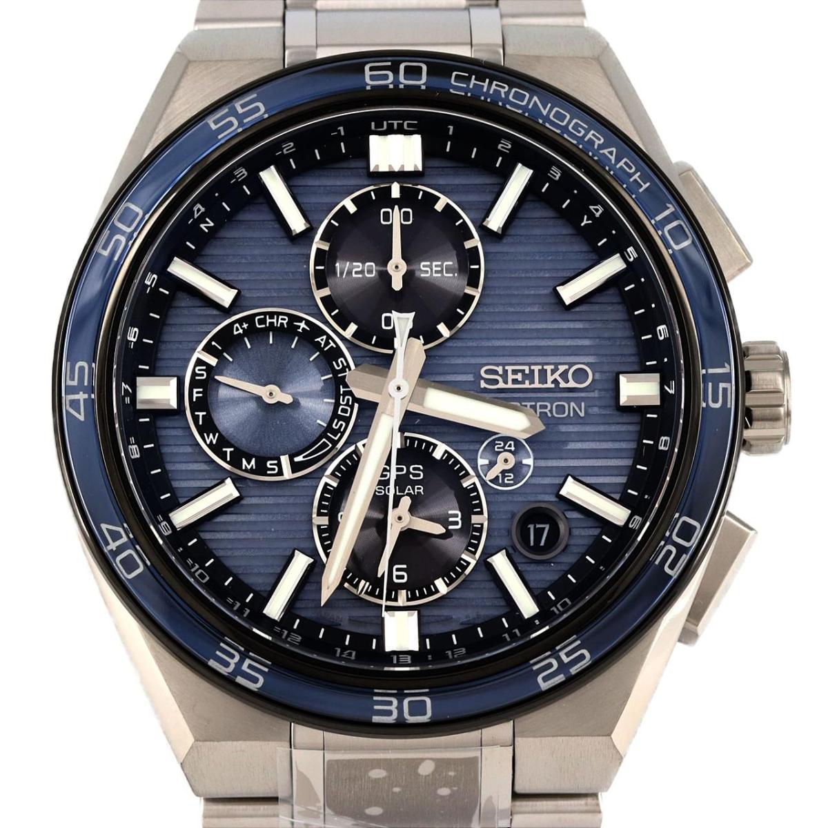 SEIKO アストロン5X53-0AE0 SBXC015用ステンレス製ベルト 楽天市場】セイコーアストロンソーラーGPSブルー文字盤SBXC015