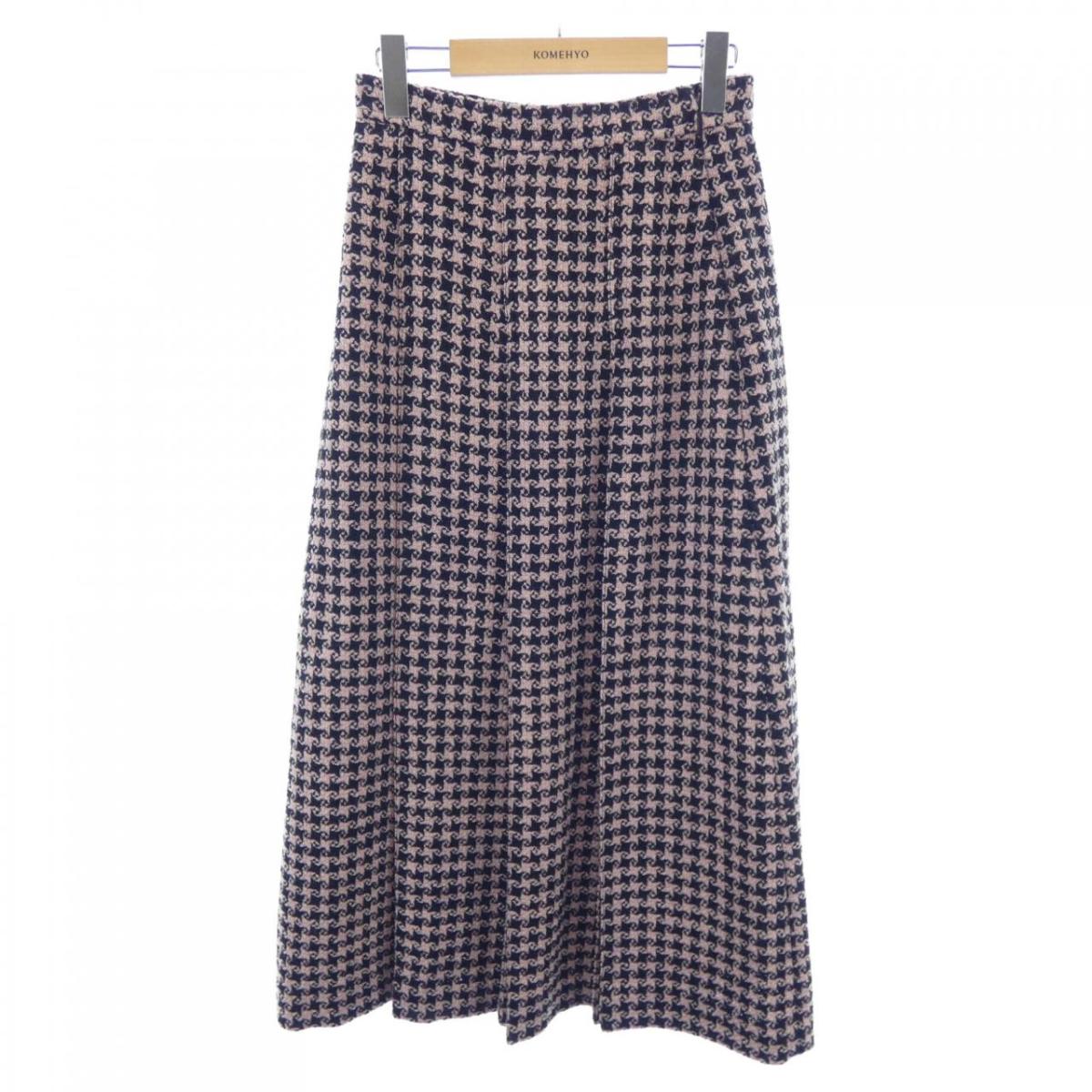 楽天市場】GUCCI グッチ スカート ウール ナイロン ツイード ベージュ