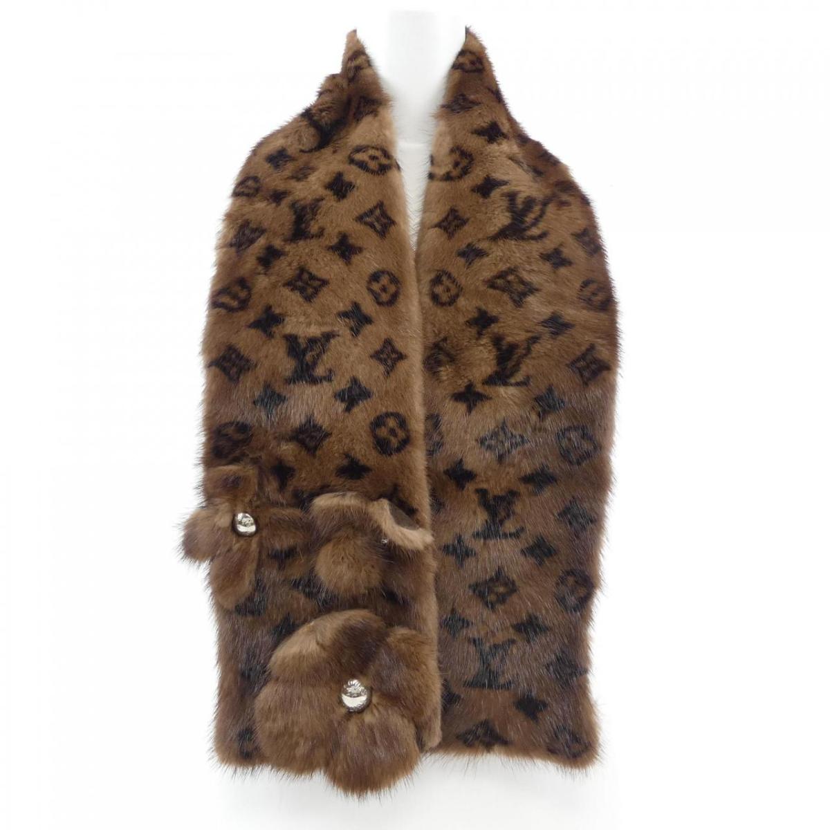 楽天市場】ルイ・ヴィトン LOUISVUITTON マフラー エシャルプ・ロゴ