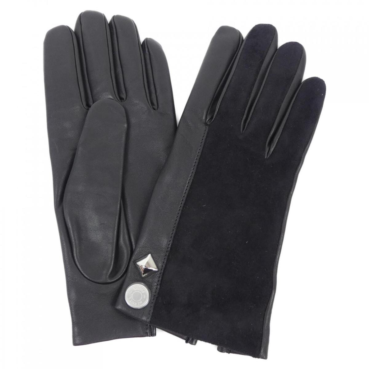 楽天市場】HERMES エルメス グローブ 手袋 チャック スエード