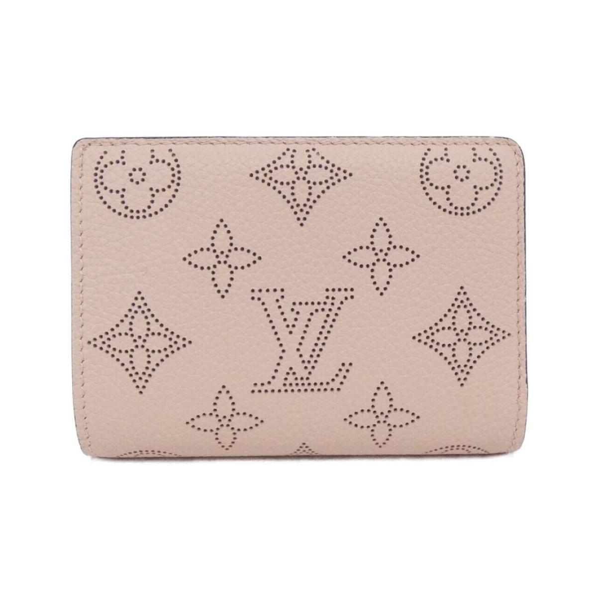 ルイヴィトン モノグラム・マヒナ ポルトフォイユ・クレア 三つ折り財布 極美品】ルイヴィトン LOUIS VUITTON モノグラム・マヒナ