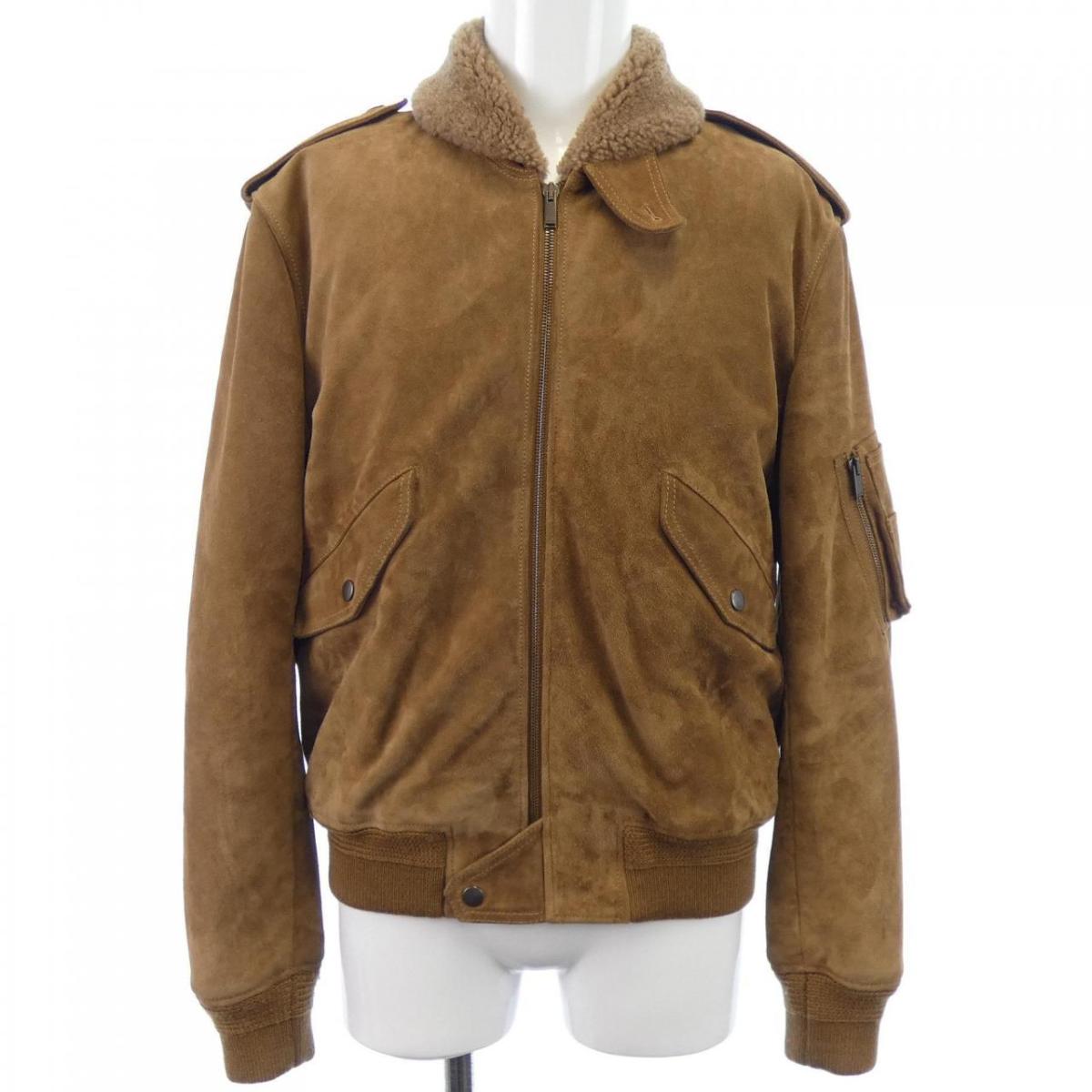SAINT LAURENT サンローラン ジャケット　630132 YCCR2 SAINT LAURENT ムートンレザージャケット 630132 YCCR2 - メルカリ