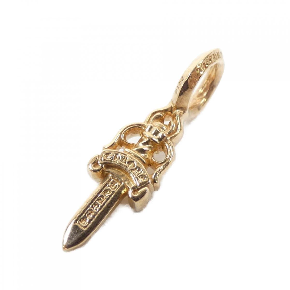 クロムハーツ　チャーム CHROME HEARTS クロムハーツ #5 ダガー DAGGER ZIP1ネックレス