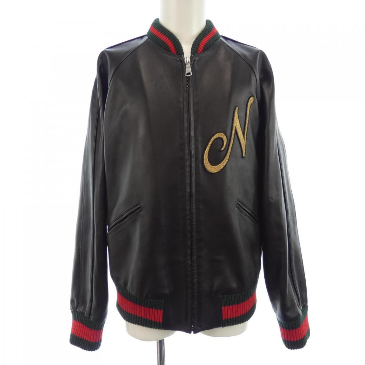 GUCCI グッチ　ムートン　ベルテッド　ジャケット　コート　羊革　ブラック GUCCI - 本物 美品 グッチ 絶盤 ランウェイ限定 フリーダ 表革