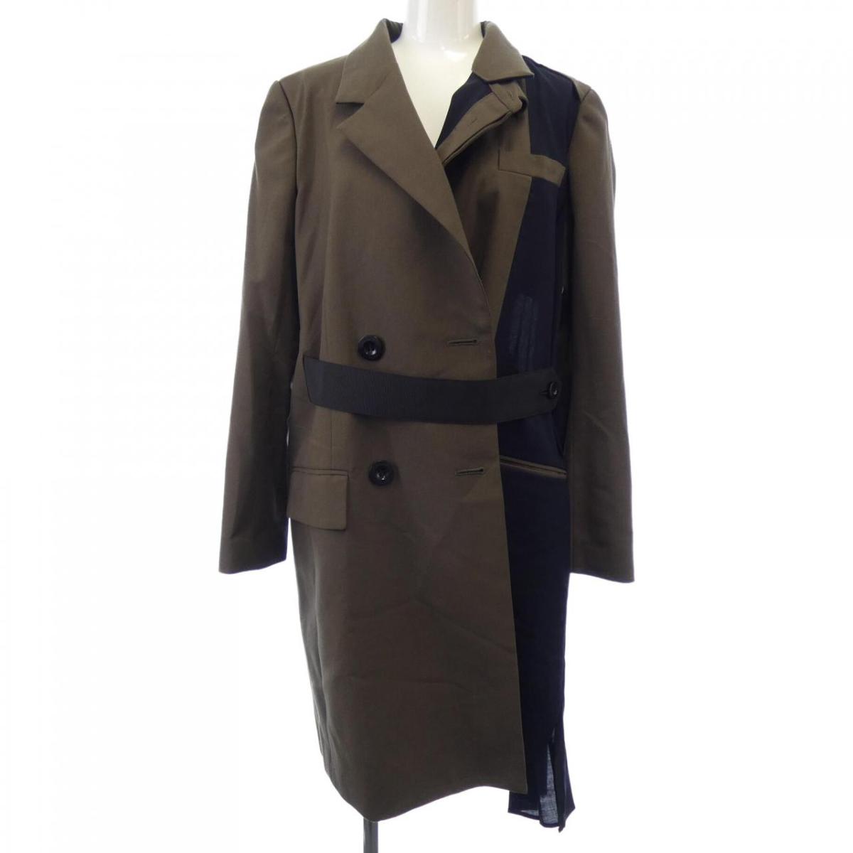 Sacai 21aw コート sacai - Sacai サカイ 21AW Wool Melton Coat ウールメルトン