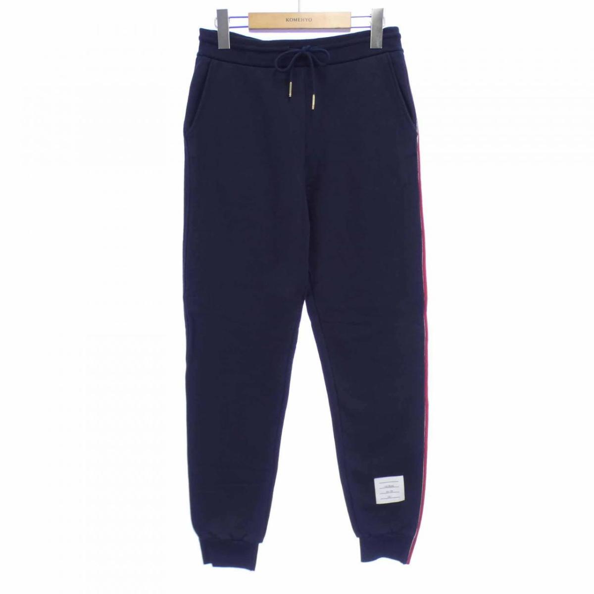 ★美品★トムブラウン トリコロール スラックス パンツ ネイビー コットン 2 楽天市場】THOM BROWNE トムブラウン パンツ グレー ホワイト