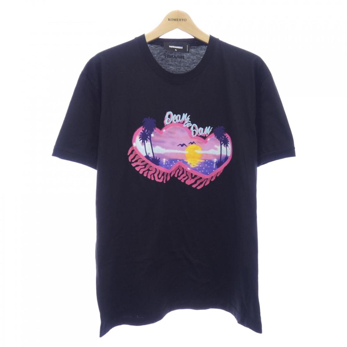 楽天市場】ディースクエアード リンガー Tシャツ DSQUARED2【M