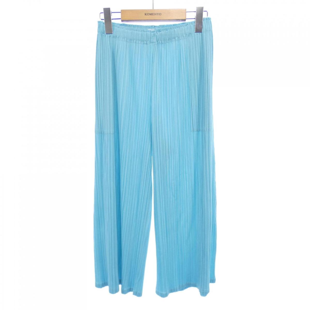 ISSEY MIYAKE 青色 プリーツ ガウチョパンツ 楽天市場】極美品 PLEATSPLEASE プリーツプリーズ ISSEY MIYAKE