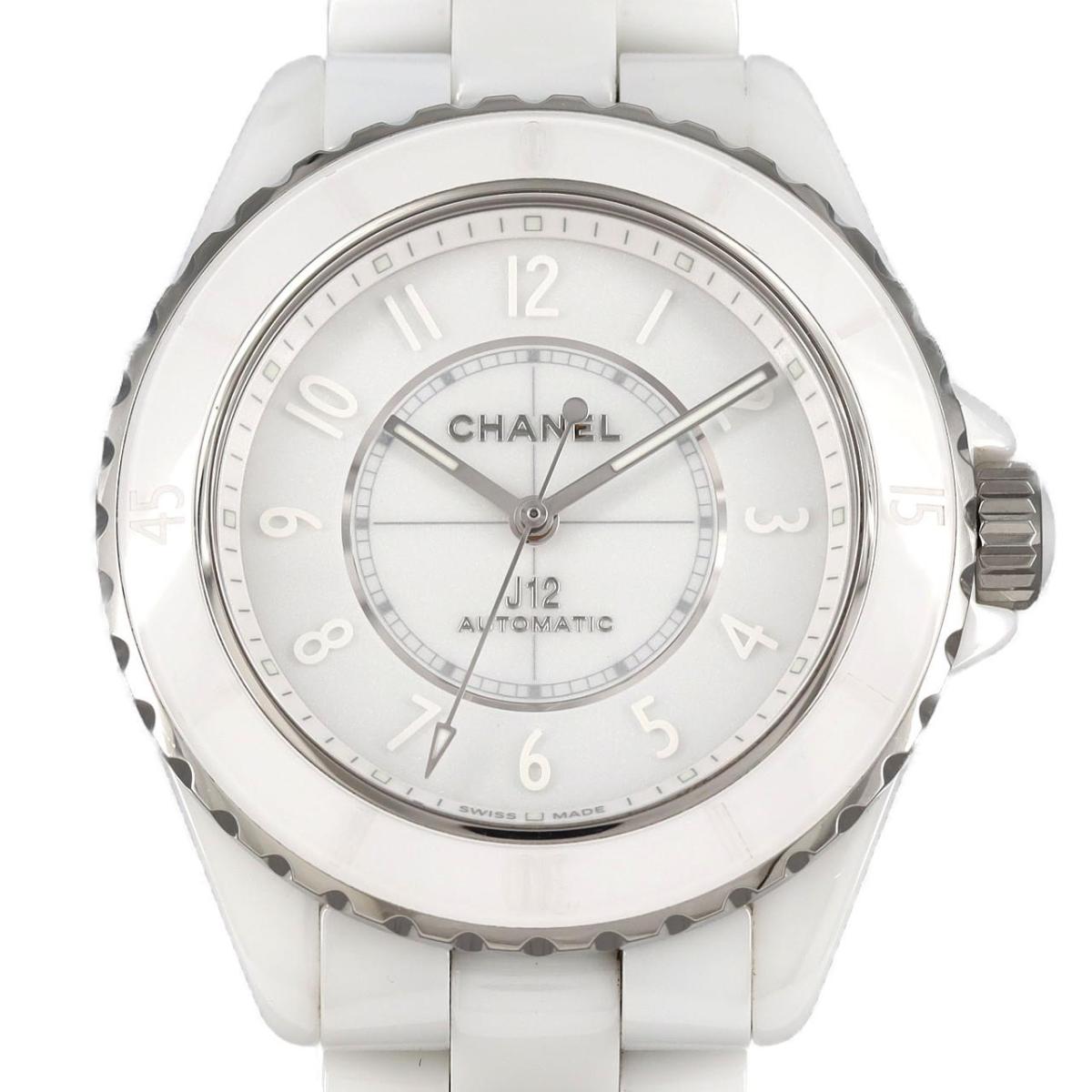 シャネル J12ファントムキャリバー12.1 38mmセラミック H6186 セラミック 自動巻【中古】