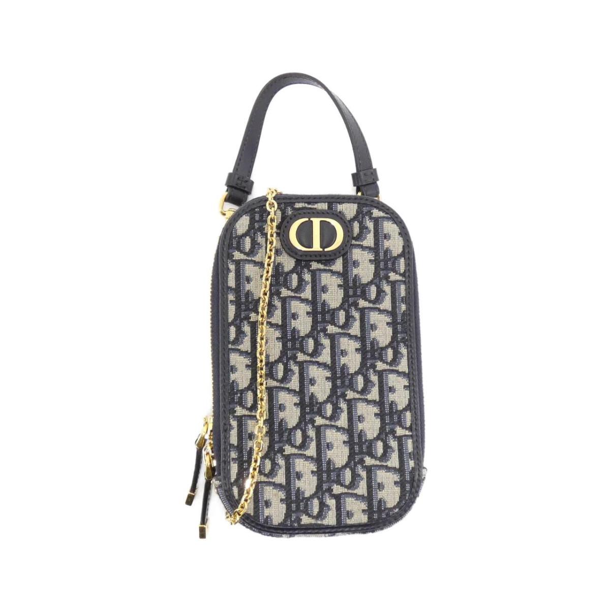 ディオール フォンホルダー Call'in Dior ポーチ 現行品 ホワイト My Dior - Dior Talk Phone Pouch Latte Cannage Lambskin